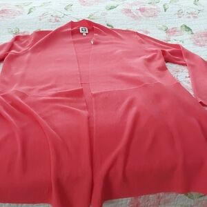 Anne Klein Vibrant Pink Cardigan